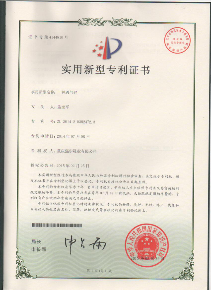 一種透氣鞋墊專(zhuān)利